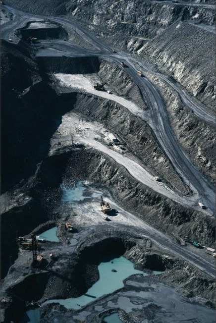 Mineração a céu aberto